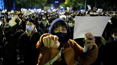 how big are the protests in china
